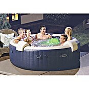 Intex Pure Spa Außen-Whirlpool (Ø x H: 216 x 71 cm, Kalkschutzsystem 10 W, Laminiertes Vinyl, Navy)
