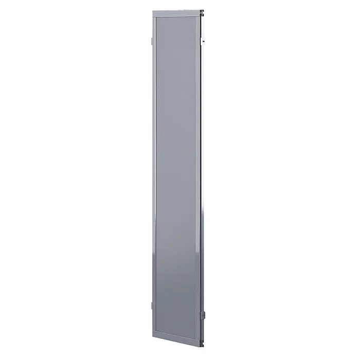 KGT Seitenelement Elbe - 0,48 x 1,75 m, Silber, Passend für: KGT Carport Elbe - Diagonale Ansicht