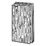 Hide Mülltonnenbox Verkleidung Wood Cover (Passend für: HIDE Mülltonnenbox Gestell, 240 l, Holz, Kesseldruckimprägniert, Natur)