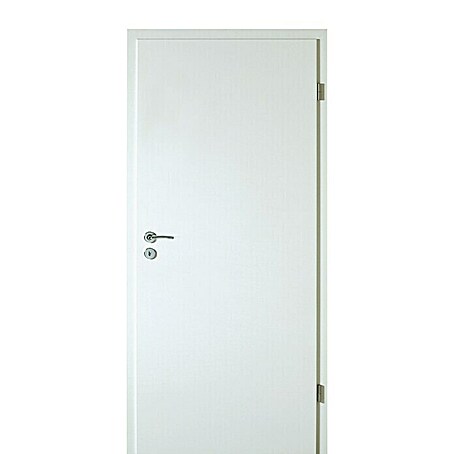 Zimmertür (B x H: 65 x 203 cm, DIN Anschlag: Rechts, Weißlack)
