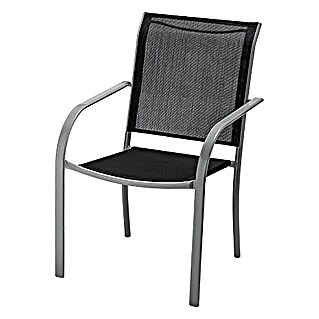 Sunfun Amy Vrtna stolica (Crne boje, Srebrne boje, Širina: 56 cm)
