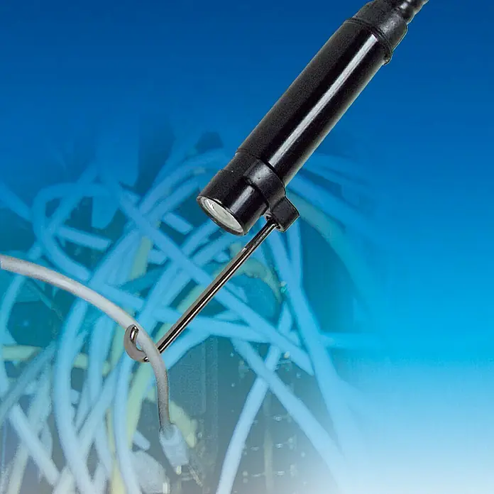 Rothenberger Industrial Endoskopkamera TF 2809 - Länge: 90 cm, TFT-Display 2,4″/6,1 cm - Die tragbare Inspektionskamera mit langem, flexiblem Hals für schwer zugängliche Stellen ist ideal für Profis.
