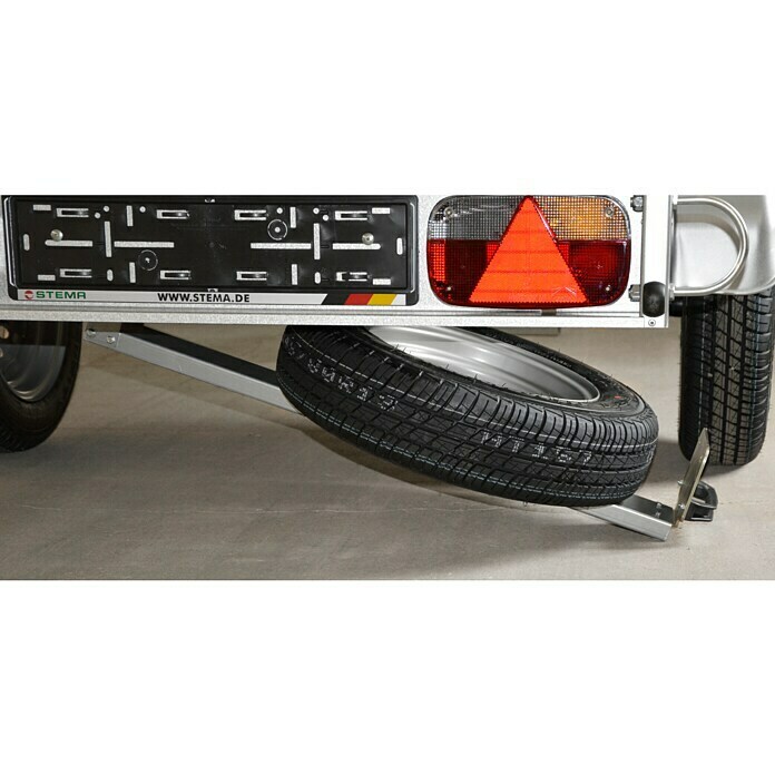 Stema Ersatzradhalter (Passend für: Stema Anhänger 750/850 (ohne HL 750/B700/B750), Geeignet für: Reifen 13″)