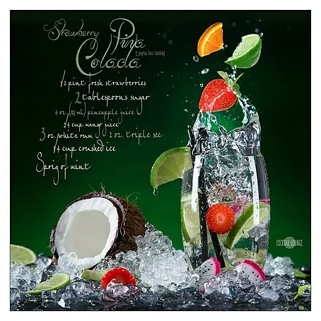 Glasbild