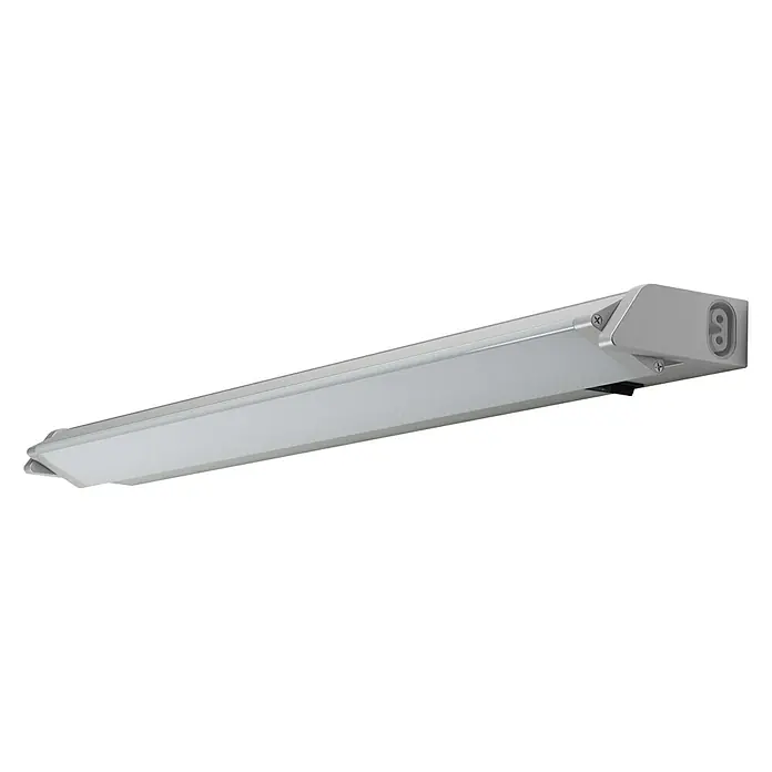 Ledvance LED-Unterbauleuchte Turn - 6 W, Warmweiß, Länge: 35,7 cm - Moderne LED-Büroleuchte in Silber. Das Licht ist energiesparend und langlebig, perfekt für eine effiziente Beleuchtung im Büro oder Arbeitszimmer.