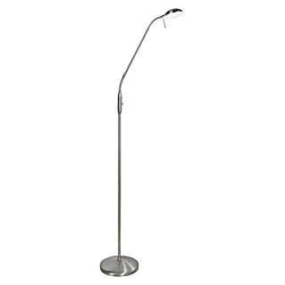 Tween Light Lámpara de pie LED Tumaco (Altura: 90 cm, Níquel mate, Blanco)