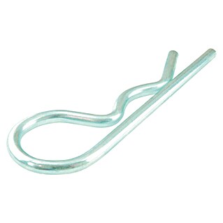Pasador de chaveta (Ø x L: 2 x 50 mm, Acero para muelle, Zincado)