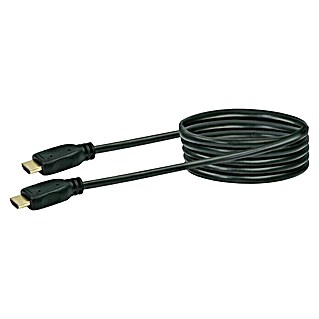 Schwaiger HDMI-Kabel (5 m, Schwarz, 18 Gbit/s, 4K (4096 x 2160 Pixel))