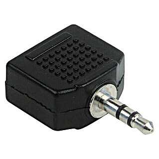 Schwaiger Audio-Adapter B4813809 (2 x Klinkenkupplung  3,5 mm, 1 x Klinkenstecker 3,5 mm)