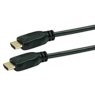 Schwaiger HDMI-Kabel (2 m, Schwarz, 18 Gbit/s, 4K (4096 x 2160 Pixel))