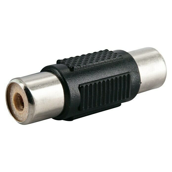 Schwaiger Audio-Adapter MonoCinch-Buchse, Kunststoff, Metall Front View