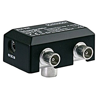 Schwaiger Versterker voor twee apparaten (IEC-stekker, IEC-aansluiting, 47 - 862 MHz, 2 x 8 dB)