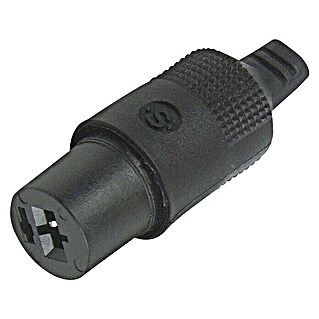 Schwaiger Luidsprekerconnector (2 st., Zwart, 2 x 2-polige schroefaansluiting)