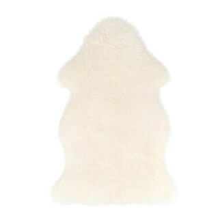 Dekorativna janjeća koža (Bijele boje, Duljina: 90 cm)