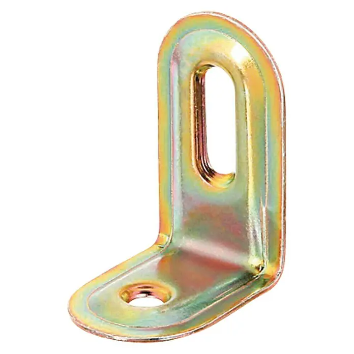 Stabilit Escuadra regulable - L x An x Al: 39 x 28 x 22 mm, Plateado - Escuadra de metal con orificios para una fijación segura, ideal para reparación y construcción de muebles.
