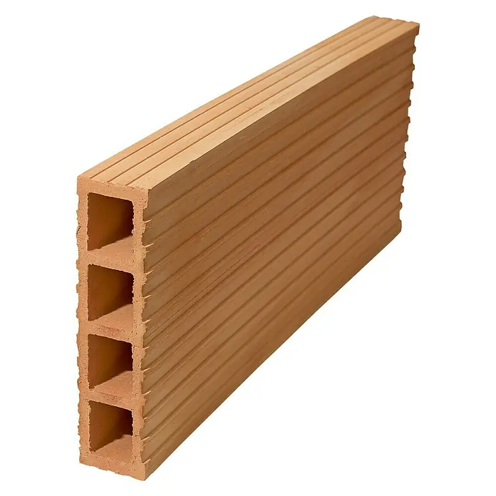 BHS Mallorca Ladrillo hueco Súper - 33 x 4,9 x 19 cm, Rojo - Ladrillo hueco en color terracota para proyectos de construcción. Perfecto para la construcción rápida y sencilla de muros de mampostería.