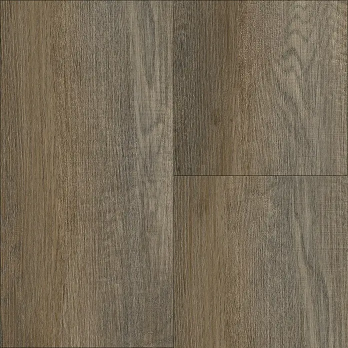 Vinylbodenmuster Strong SPC Kamptal - 280 x 160 x 3,8 mm, Landhausdiele - Nahaufnahme eines Laminatbodens in Holzoptik, der eine warme und natürliche Atmosphäre vermittelt. Die Maserung und Farbe des Bodens sind gut sichtbar.