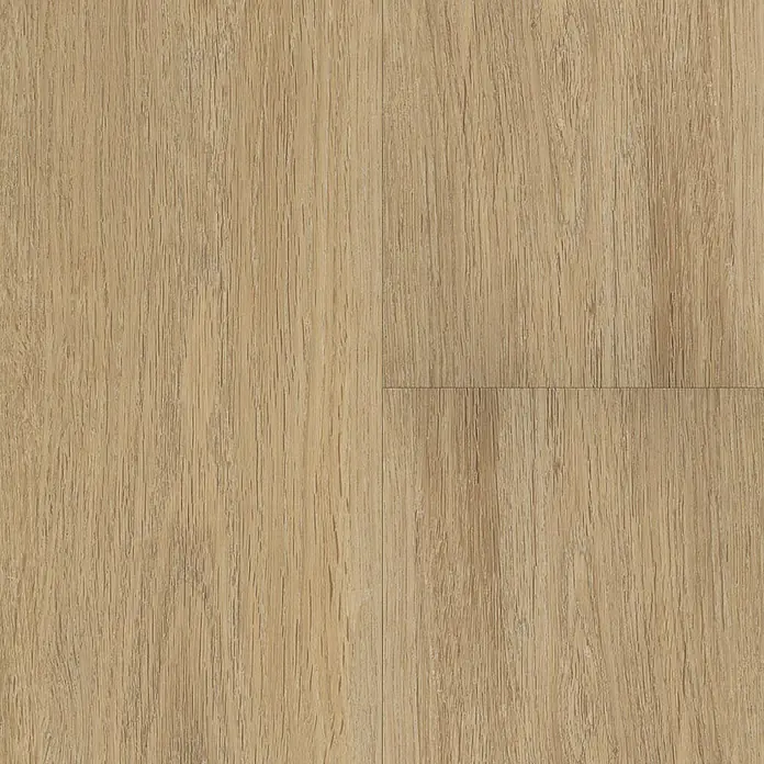 Vinylbodenmuster Strong SPC Thiemsburg - 280 x 160 x 3,8 mm, Landhausdiele - Nahaufnahme eines Laminatbodens mit Holzmaserung. Das Laminat sorgt für ein warmes und natürliches Ambiente im Raum.