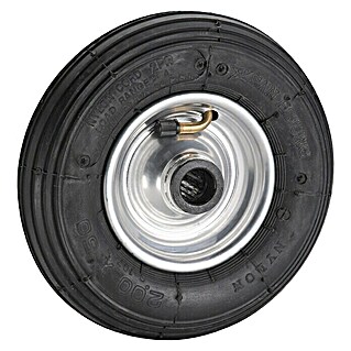 Dörner & Helmer Gumeni kotač (Promjer: 200 mm, Nosivost: 75 kg, Materijal naplatka: Čelični lim, Širina obruba: 60 mm)