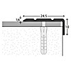 LOGOCLIC Winkelprofil (Sahara, 1 m x 24,5 mm x 10 mm, Montageart: Schrauben)