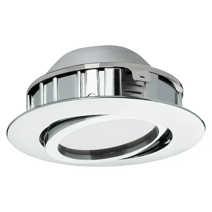 Eglo LED-Einbauleuchte Pineda rund - 6 W, L x B x H: 8,4 x 8,4 x 4 cm, Chrom, Warmweiß, Dimmbarkeit: Dimmbar - Elegante Chrom-Einbauleuchte für moderne Innenräume. Die stilvolle Lampe sorgt für eine angenehme Beleuchtung und ein ansprechendes Ambiente.