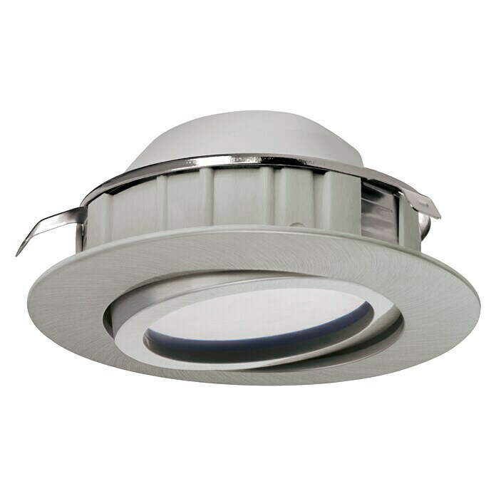 Eglo LED-Einbauleuchte Pineda (6 W, Nickel matt, Durchmesser: 8,4 cm, Schwenkbar)