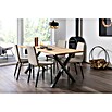 Pur Iternal Black Edition Tischbein (700 x 100 x 723 mm, Schwarz, X-Form, 2 Stk.)