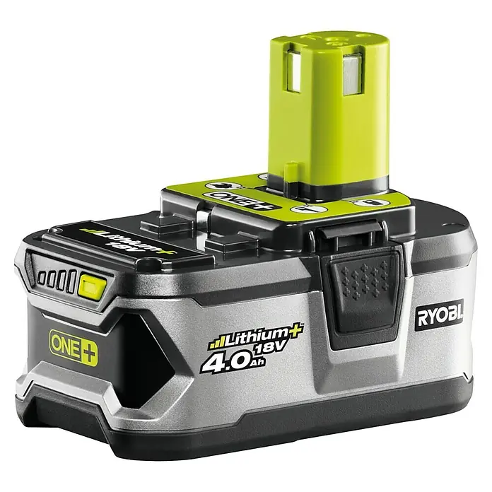 Ryobi ONE+ Akku-Rasenmäher RY18LM37A-240 - 18 V, 2 Akkus, 4 Ah, Schnittbreite: 37 cm - Ryobi ONE+ 18V 4,0 Ah Lithium+ Akku, ideal für eine Vielzahl von Elektrowerkzeugen und Gartengeräten, die das ONE+ System unterstützen.