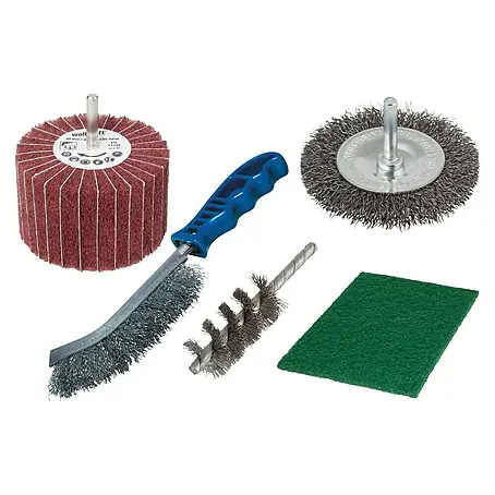 Wolfcraft  Set de cepillos de alambre 5641000