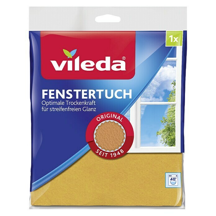 Vileda Fenstertuch40 x 36 cm, Mikrofaser Front View