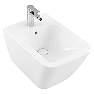 Villeroy & Boch Finion Wand-Bidet (Mit schmutzabweisender Glasur, Keramik, Weiß)