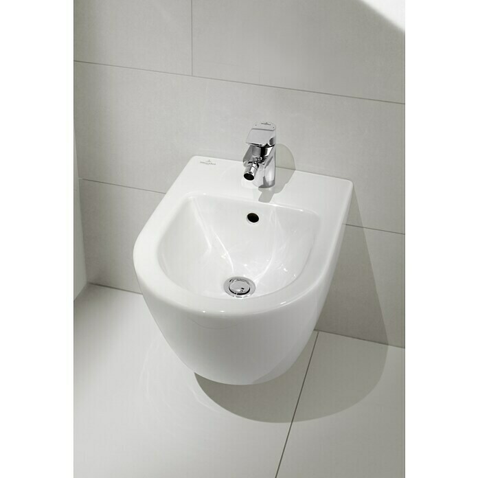 Villeroy & Boch Subway 2.0 Wand-Bidet Compact (Mit schmutzabweisender Glasur, Keramik, Weiß)