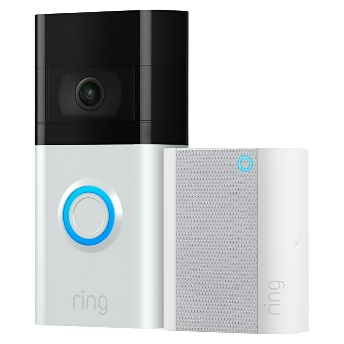 Ring Set Video Doorbell 3 + Chime1.920 x 1.080 Pixel (Full HD) Front View