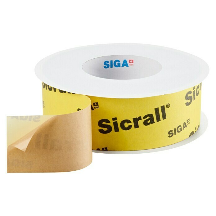 Siga Klebeband Sicrall 6040 m x 60 mm, Spezialpapier verstärkt Front View