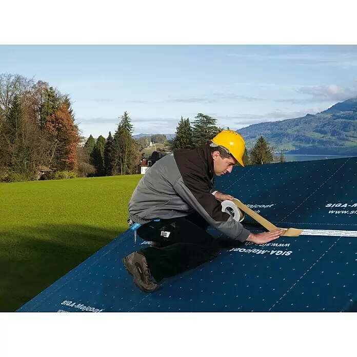 Siga Klebeband Wigluv 60 - 40 m x 60 mm, Kunststoff - Anwendungsbeispiel