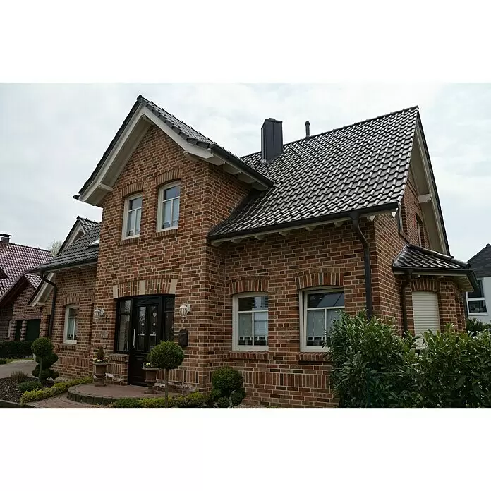 Celina Klinker Verblendstein-Ecke Montana Gelderland - 24 cm x 11,5 cm x 15 mm, Braun/Beige, Steinoptik - Stimmungsaufnahme