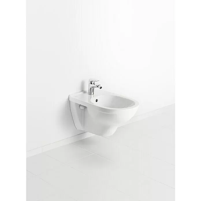 Villeroy & Boch O.novo Wand-Bidet - 36 x 56 cm, Weiß, Keramik, Mit schmutzabweisender Glasur - Stimmungsaufnahme