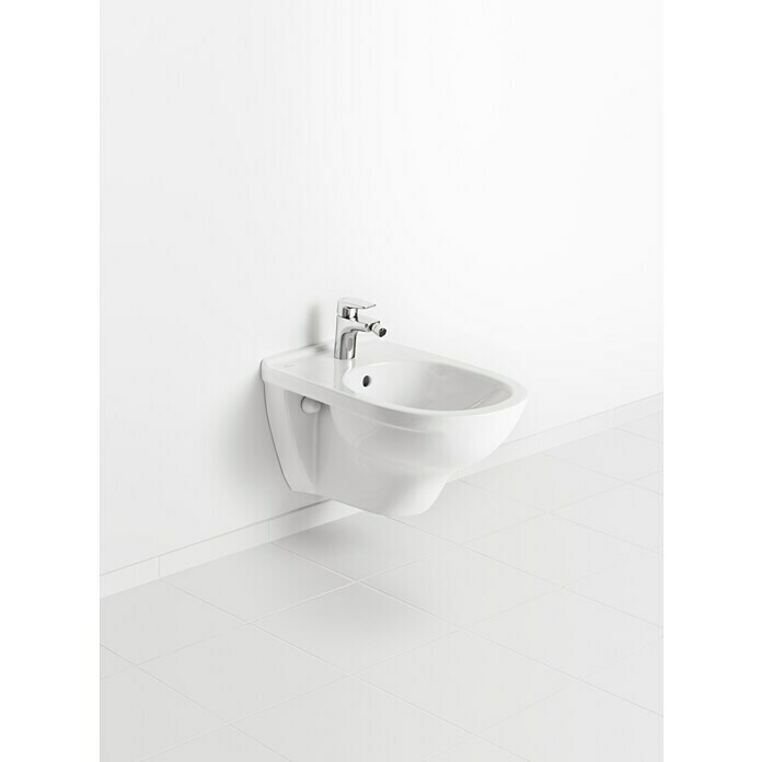 Villeroy & Boch O.novo Wand-BidetMit schmutzabweisender Glasur, Keramik, Weiß Mood Shot