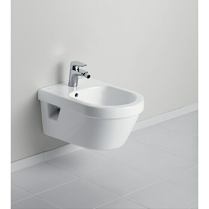 Villeroy & Boch Architectura Wand-Bidet Typ 1 (Mit schmutzabweisender Glasur, Keramik, Weiß)