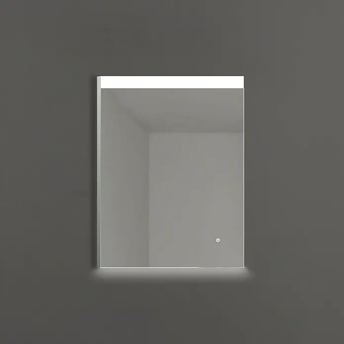 Camargue Espejo con luz Cies - 60 x 80 cm - Un elegante espejo rectangular iluminado con LED, que añade un toque de elegancia a cualquier baño.