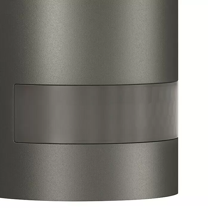 Steinel LED-Sensor-Außenwandleuchte L 605 S anthrazit - 11,3 W, L x B x H: 13,1 x 7,8 x 26 cm, Anthrazit, Warmweiß - Detailaufnahme