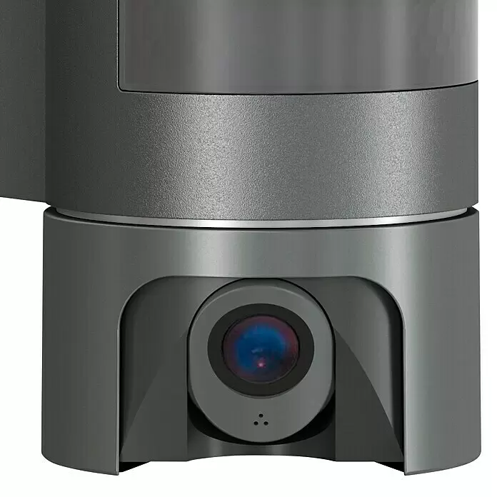 Steinel LED-Außenwandleuchte XLED CAM 1 S anthrazit - 21 W, 16,7 x 21 x 27,5 cm, IP44 - Detailaufnahme