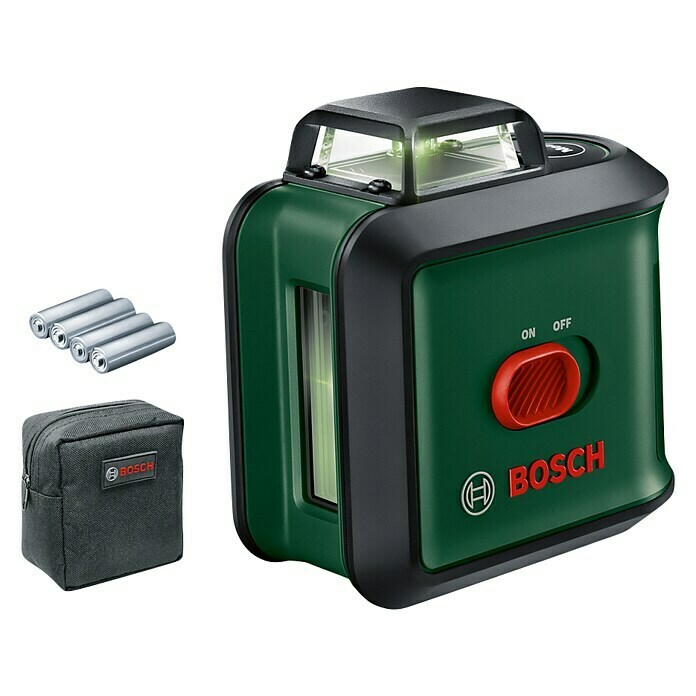 Bosch Universal Kreuzlinienlaser Level 360Max. Arbeitsbereich: 12 m, 6 -tlg. Front View