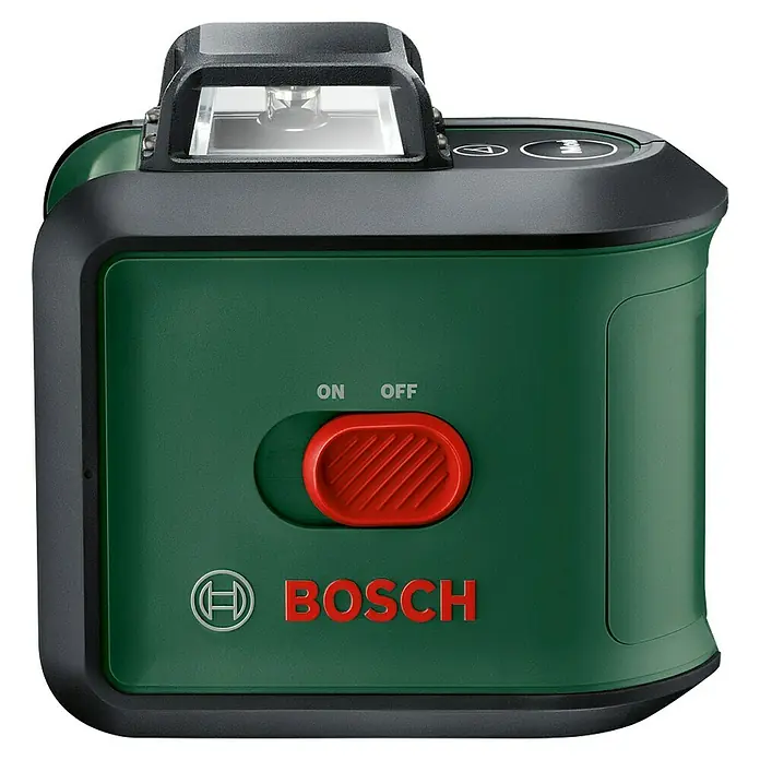 Bosch UniversalLevel Nivel láser en cruz Level 360 + trípode - Zona de trabajo máx.: 12 m, 7 pzs. - Láser de líneas cruzadas Bosch: Nivelación precisa para aficionados al bricolaje. Operación sencilla con interruptor de encendido/apagado.