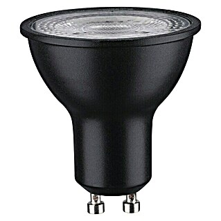 Paulmann LED-Lampe (GU10, Dimmbar, 460 lm, 7 W, Farbe: Schwarz)