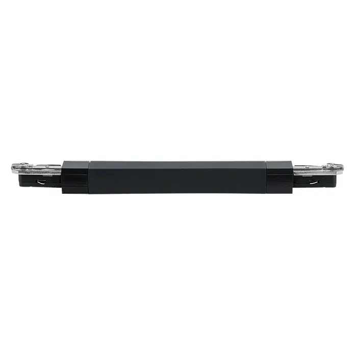 Paulmann URail Flex-Verbinder Flex II - Schwarz, Länge: 227 mm - Schwarze Schubladenschiene mit Auszug, ideal für Möbelbau und Schubladensysteme. Hochwertige Verarbeitung für lange Lebensdauer.