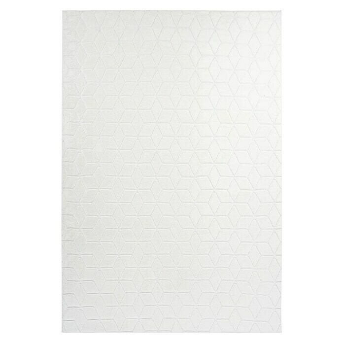 Kayoom Hochflorteppich (Weiß, 160 x 120 cm)