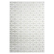 Kayoom Hochflorteppich Vivica 125 (Weiß/Taupe, 160 x 120 cm, 100 % Polyester)