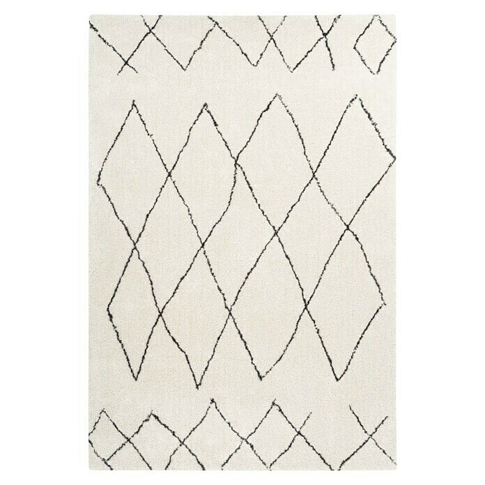 Kayoom Hochflorteppich Orlando 425 (Elfenbein, 290 x 200 cm, 100 % Polyester)