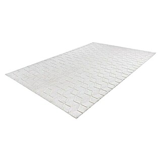 Kayoom Hochflorteppich Vivica 125 (Weiß/Creme, 230 x 160 cm, 100 % Polyester)